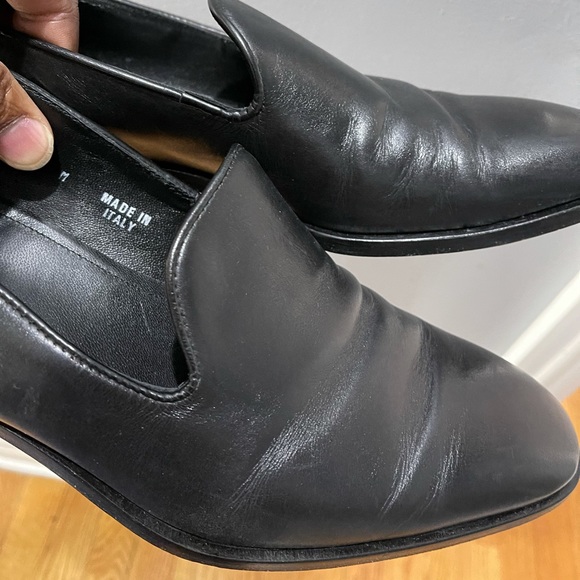 Barney’s New York Slip on Black Sz 11 M - Picture 3 of 11